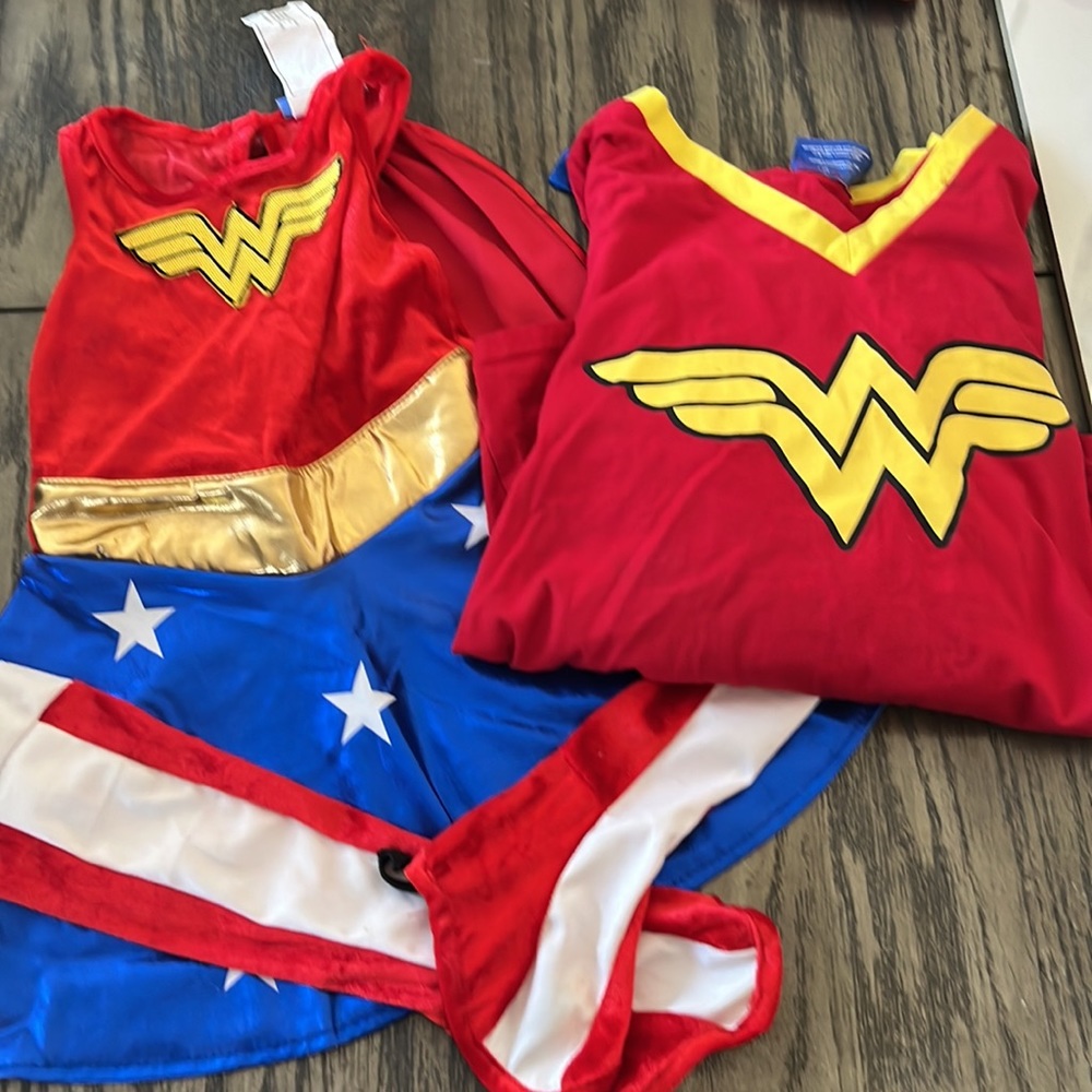 Wonder woman Child Costume with mom matching sz 2-4 T